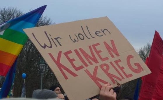 Wir wollen keinen Krieg