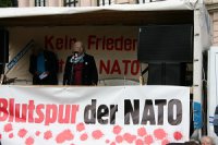 Kundgebung der Friedenskoordination Berlin