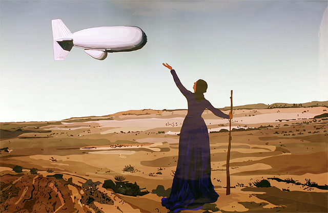 Hadas Reshef: "Lech-Lecha" ("Get thee out of thy", the weekly Torah portion") 2012 Computer Painting 