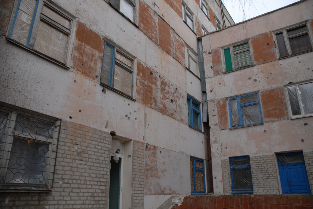 Fotos aus dem Kinderkrankenhaus in Gorlovka und von der Ankunft unserer Medikamentenspende 1